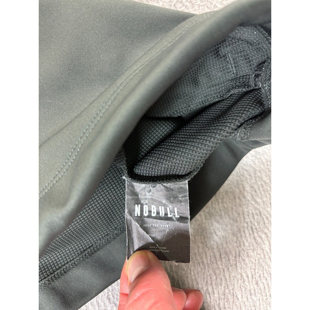 NOBULL Full Zip Athletic Fit Hoodie Running Jacket (Men's XS)‎ Gray - Picture 11 of 13